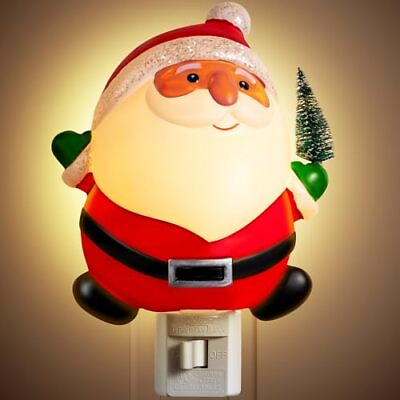 #ad Christmas Night Lights Plug into Wall Santa Night Light with Manual Switch 36...