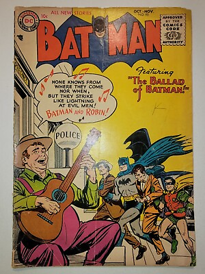 #ad Batman #95 G Golden Age DC Comics Ballad of Batman and Robin 1955 Win Mortimer