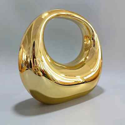 #ad Gold Clutch Gold Circle Clutch Sparkle Clutch Gold Evening Bag Circle Purse