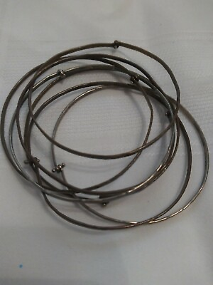 #ad Unbranded women#x27;s 7 chain link bracelets all connected 6quot; 6.5quot; wrist