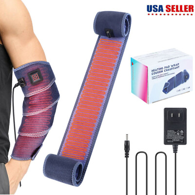 #ad Heating Pad Wrap for Knee Elbow Arm Leg Joint Pain Relief Warm Therapy Wrap Belt