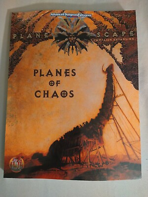 #ad Dungeons and Dragons Reprint of Planescape Planes of Chaos Campaign Setting