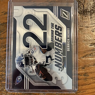 #ad 2023 Panini Zenith Derrick Henry Behind the Numbers #7 Tennessee Titans