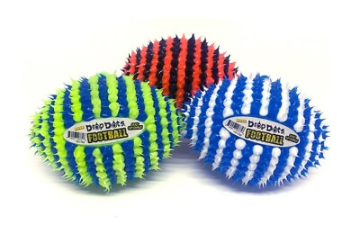#ad Kess Drop Dots Football Assorted Colors Pack of 3