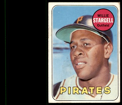 #ad 1969 Topps Willie Stargell VG Pirates #545 *Noles2148*