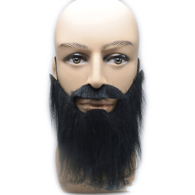#ad False Beard Fake Mustache Beard Cosplay Beard Self Adhesive Beard Costumes
