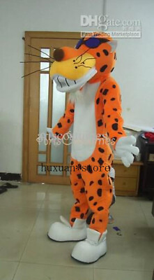 #ad New Cute Panther Orange Mascot Costumes Christmas Fancy Dress Halloween Hot