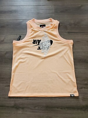 #ad New Nike Air Jordan Jumpman Wings Mesh Jersey Pink BQ8479 814 Mens Size XL