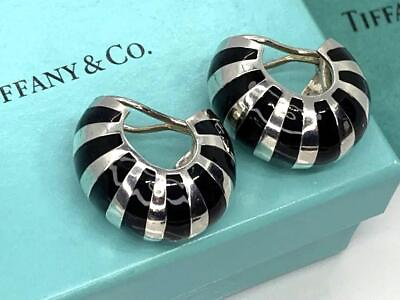 #ad Tiffany amp; Co #1 amp;Co. striped dome large earrings