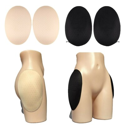 #ad 1 Pair Sexy Breathable Padded Enhancing Lifter Contour Hip Thigh Sponge Pads