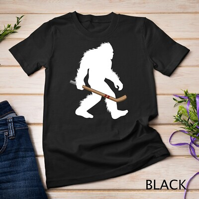 #ad Bigfoot Hockey Cryptid Sasquatch Sport Player Unisex T shirt