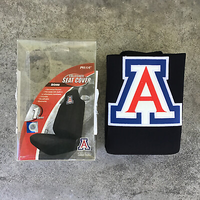 #ad Arizona Wildcats Pilot Automotive Collegiate Seat Cover NCAA Car Front Black