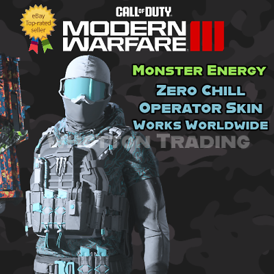 #ad CALL OF DUTY MODERN WARFARE 3 MONSTER ENERGY ZERO CHILL SKIN OPERATOR COD MW3