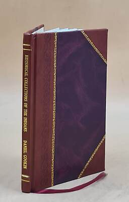 #ad Historical collections of the Indians in New England 1972 by Dan Leather Bound