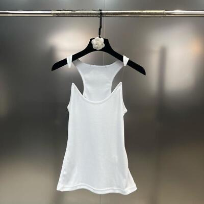 #ad Invisible Strap Design Y project Vest Ribbed Cami Tank Sleeveless Women Tops