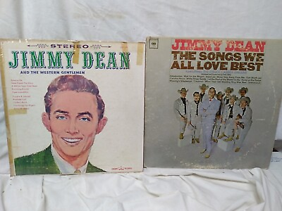 #ad Jimmy Dean amp; Western Gentlemen We All Love Best vinyl LP records lot 2 1963 64