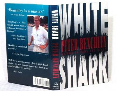 #ad White Shark Hardcover By Benchley Peter GOOD