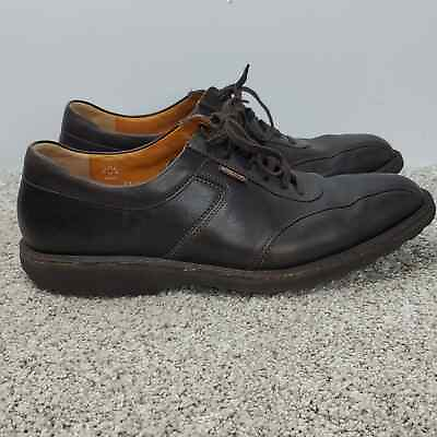 #ad Mephisto Oxfords Lace Up Seam Front Dark Brown Leather Goodyear Welt Mens 11