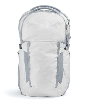 #ad The North Face Pivoter Backpack TNF White Metallic Melange Mid Grey Backpack
