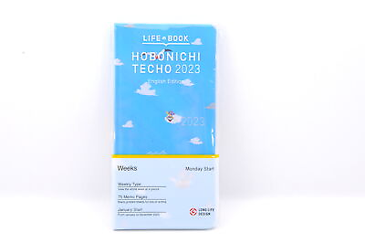 #ad Hobonichi Techo Weeks Size One Piece Notebook 2023 English Version Brand New