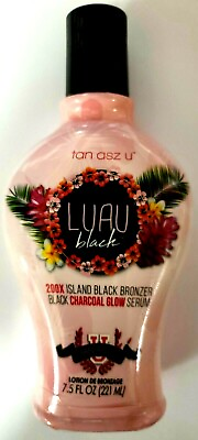 #ad LUAU BLACK Tanning Lotion 200X Island Black Bronzer. 7.5oz Indoor amp; Outdoor Tan