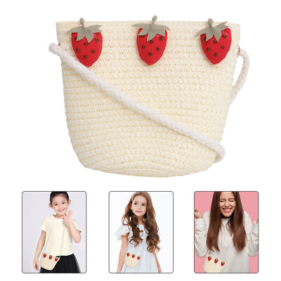 #ad Vacation Straw Woven Bag The Shoulder Purses Women Beach Toddler