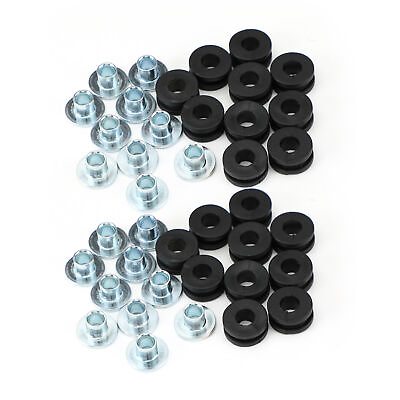 #ad 20 Pack Motorcycle Rubber Grommets Assortment Fit for Honda Fairing Universal