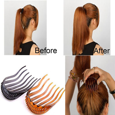 #ad Fashion Women Hair Styling Clip Comb Stick Bun Maker Braid Tool Hair Accessories