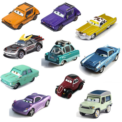 #ad Bad Guy Orange Purple Green Disney Pixar Cars Diecast McQueen Film Model Car