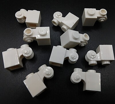 #ad 10 Lego Lot White Modified Brick Decorative Scroll 20310 Princess Friend Modular