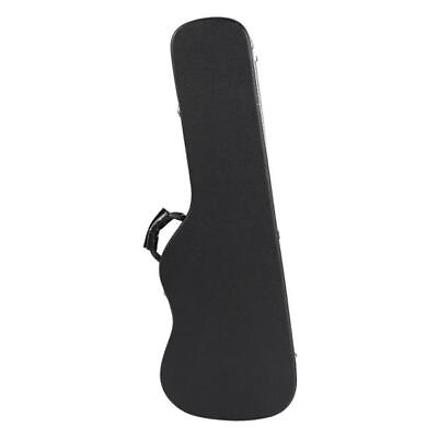 #ad Glarry ST Deluxe Electric Guitar Hard Case Smooth Matte Rounded Edges Black