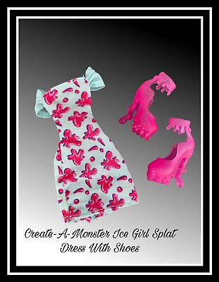 #ad Monster High Create A Monster Pink Ice Blob Girl Splat Dress amp; Shoes