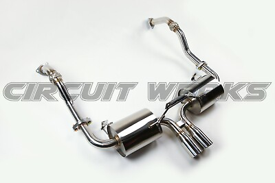 #ad For 2005 2008 Porsche Boxster Cayman 987 Circuit Werks Catback Exhaust 987.1