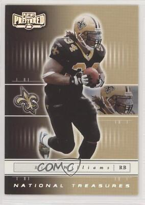 #ad 2001 Playoff Preferred National Treasures Silver 400 Ricky Williams #77