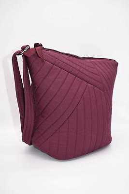 #ad Vera Bradley Bucket Crossbody Bag in quot;Mulled Winequot; Color