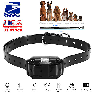 #ad Waterproof Dog Shock Collar Rechargeable With Remote for 875 Yard Pet Training