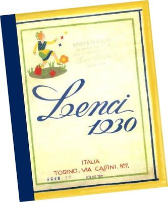 #ad 1930 Lenci DOLL Catalog Antique Child DOLLS Catalogue models felt Italy Lady etc