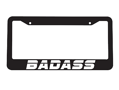 #ad Badass JDM Street Race Drift Hot Rod Car License Plate Frame