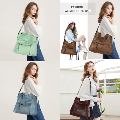 KL928 Large Purses Women Shoulder Handbags Leather Crossbody Bags for Women $28.99