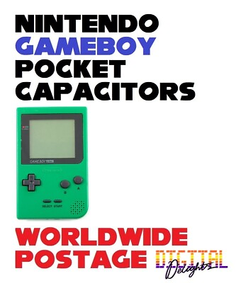 #ad Nintendo Gameboy Pocket Replacement Capacitors 4 x SMD Caps Repair Kit