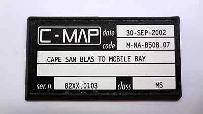 #ad C Map C Card “Cape San Blas To Mobile Bayquot; 30 Sep 2002 Tested