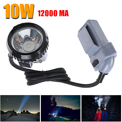 #ad Rechargeable Mining Lights Led Mining Lamp Safety Headlight Coon Hunting Light