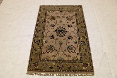 #ad 4#x27;0quot; x 6#x27;0quot; ft. Hand Knotted Vegetable Dye Wool Oriental Area Authentic Rug