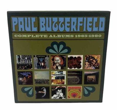 #ad Paul Butterfield Complete Albums 1965 1980 CD Box Set Rhino Audiophile Mint Disc