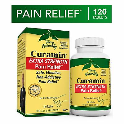 #ad Terry Naturally Curamin Extra Strength 120 Tablets 1 2025 or Better