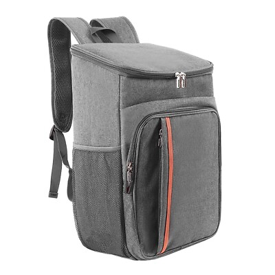 #ad Insulated Backpack Cooler Bag Leak Proof Grocery Picnic Beverage Cooler 18L