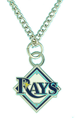 #ad Tampa Bay Rays MLB Peter David Silver Tone Necklace amp; Pendant