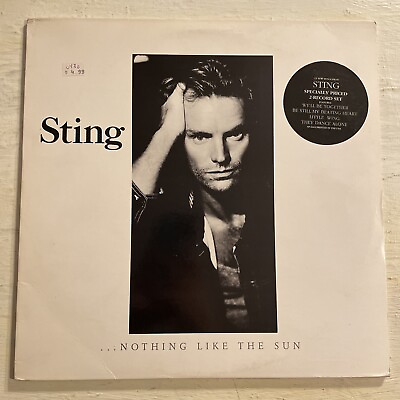#ad Sting Nothing Like The Sun 2 X LP Aamp;M rare PROMO 1st Press 1987 Booklet EX