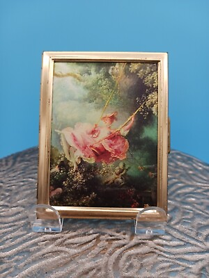 #ad Vintage Photo Case Holder“The Swing” by Jean Honore Fragonard