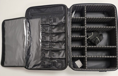 #ad Professional Travel Makeup Bag Portable Cosmetic Case Storage Organizer Size XL